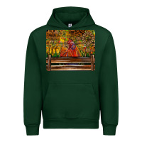 Forest Green Farm Life Rooster Urban Hoodie - CowhideDigitalArt