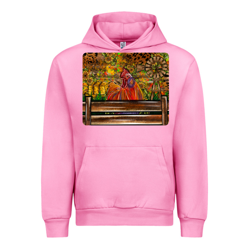Farm Life Rooster Urban Hoodie by CowhideDigitalArt | Teevron
