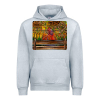 Heather Grey Farm Life Rooster Urban Hoodie - CowhideDigitalArt