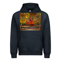 Navy Farm Life Rooster Urban Hoodie - CowhideDigitalArt