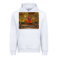 White Farm Life Rooster Urban Hoodie - CowhideDigitalArt