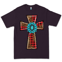 Plum christmas cross Premium Tee - BarkalooDesign