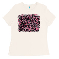 Bone pink leopard with pink glitter Ladies Tee - Artiststas