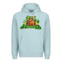 Blue Mist St. Patrick's Day Basketball Premium Hoodie - HowdyJamesFarm