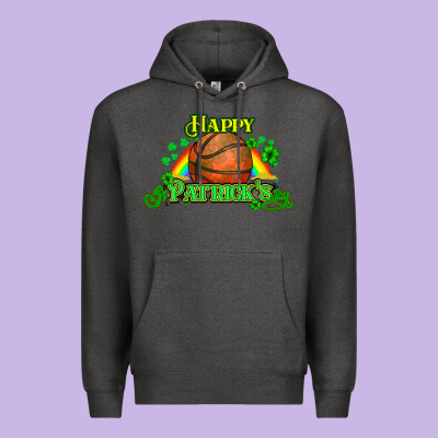 St. Patrick's Day Basketball Premium Hoodie Designed By Howdyjamesfarm
