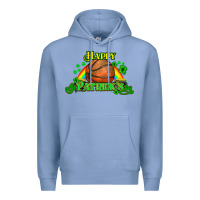 Colony Blue St. Patrick's Day Basketball Premium Hoodie - HowdyJamesFarm