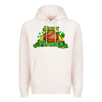 Pale Pink St. Patrick's Day Basketball Premium Hoodie - HowdyJamesFarm