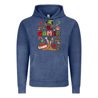 Vintage Denim the gamer elf Vintage Hoodie - MaliasSmallBusiness