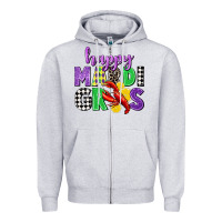 Happy Mardi Gras Zipper Hoodie | Teevron