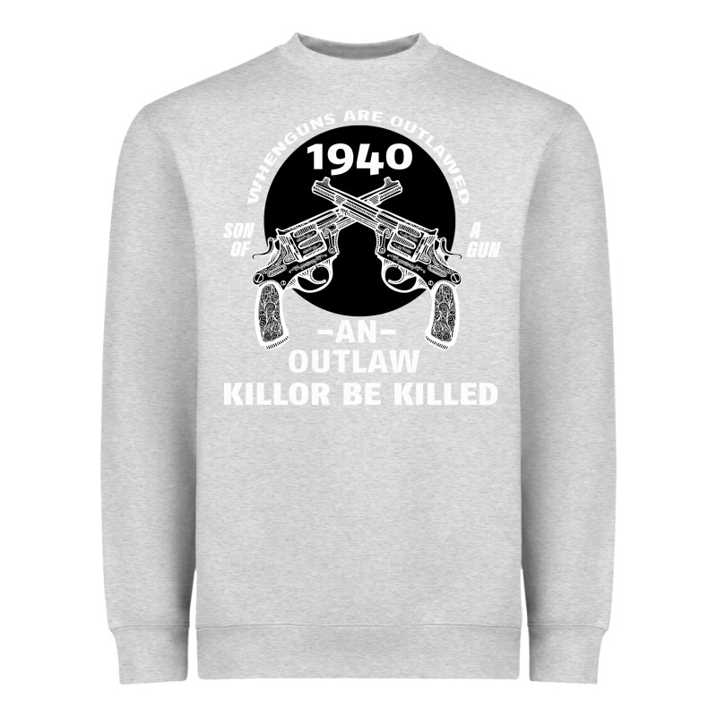 Guns - When Guns Are Outlawed I'll Be Outlaw Heavyweight Sweatshirt by Bettercallsaul | Teevron