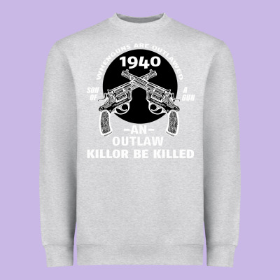 Guns - When Guns Are Outlawed I'll Be Outlaw Heavyweight Sweatshirt Designed By Bettercallsaul