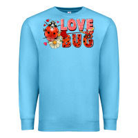 Ocean Blue Love Bug Premium Sweatshirt - FaDigitalArtStudio