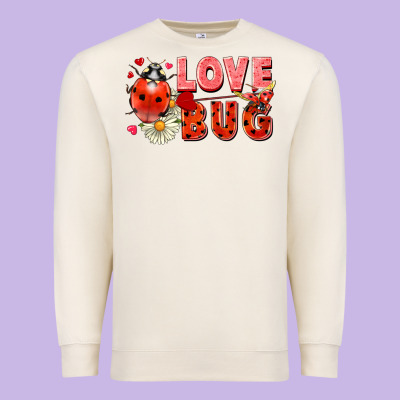 Love Bug Premium Sweatshirt Designed By Fadigitalartstudio