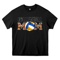 Black volleyball mom Heavy Core Tee - AdoDesignShop