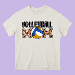 Volleyball Mom Heavy Core Tee Designed By Adodesignshop