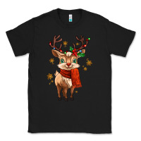 Black reindeer in christmas Classic Tee - MaliasSmallBusiness