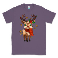 Lavender reindeer in christmas Classic Tee - MaliasSmallBusiness