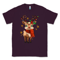 Plum reindeer in christmas Classic Tee - MaliasSmallBusiness
