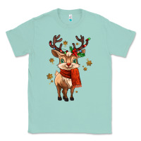 Seafoam reindeer in christmas Classic Tee - MaliasSmallBusiness