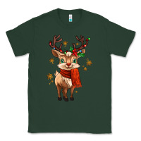 Sports Green reindeer in christmas Classic Tee - MaliasSmallBusiness