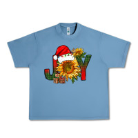 Pebble Blue joy christmas with sunflower bbs Urban Heavy Tee - BundleAndBundleShop