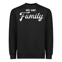 Black We Are Family (Family / Father / Mother / Children) Heavyweight Sweatshirt - Bettercallsaul