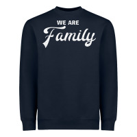 Navy We Are Family (Family / Father / Mother / Children) Heavyweight Sweatshirt - Bettercallsaul