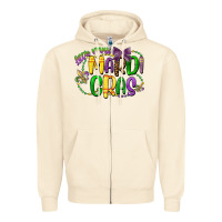 Sandshell little miss mardi gras Zipper Hoodie - CowGirlArtShop