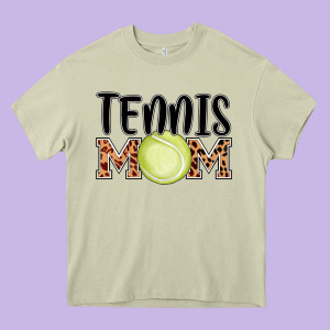 Tennis Mom Heavy Core Tee Designed By Adodesignshop