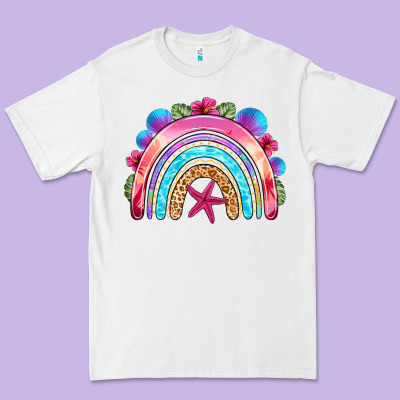 Summer Rainbow Premium Tee Designed By Nancycooperartshop