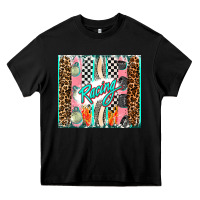 Black racing brushstroke Heavy Core Tee - AdoDesignShop