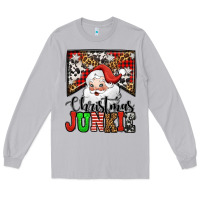 Moon Dust Christmas junkie Santa Claus Long Sleeve Tee - Jasminsmagicworld
