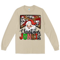 Mushroom Christmas junkie Santa Claus Long Sleeve Tee - Jasminsmagicworld