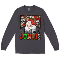 Smoke Christmas junkie Santa Claus Long Sleeve Tee - Jasminsmagicworld