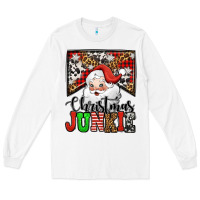 White Christmas junkie Santa Claus Long Sleeve Tee - Jasminsmagicworld