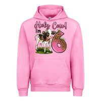 Fuchsia Pink holy cow i'm 6 years old Urban Hoodie - LillyAllenDesigns