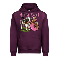 Mauve Wine holy cow i'm 6 years old Urban Hoodie - LillyAllenDesigns