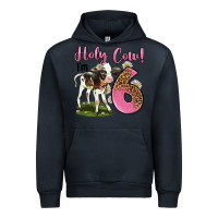 Navy holy cow i'm 6 years old Urban Hoodie - LillyAllenDesigns
