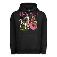 Pigment Black holy cow i'm 6 years old Urban Hoodie - LillyAllenDesigns