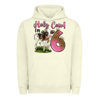 Pigment Pistachio holy cow i'm 6 years old Urban Hoodie - LillyAllenDesigns