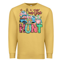 Antique Gold Easter gnomes on the hunt Premium Sweatshirt - OliviaCreatesArt