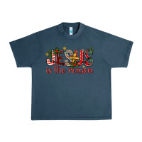 Midnight Navy jesus is the reason christmas bbs Urban Heavy Tee - BundleAndBundleShop