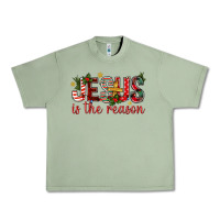 Oil Green jesus is the reason christmas bbs Urban Heavy Tee - BundleAndBundleShop