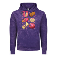 Cloud Purple mexican pan dulce Vintage Hoodie - MaliasSmallBusiness
