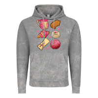 Cloud Rock mexican pan dulce Vintage Hoodie - MaliasSmallBusiness