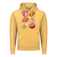 Vintage Mustard mexican pan dulce Vintage Hoodie - MaliasSmallBusiness