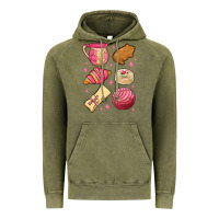 Vintage Olive mexican pan dulce Vintage Hoodie - MaliasSmallBusiness