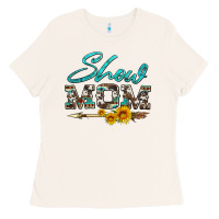Show Mom Aztec Cowhide Sunflower And Arrow Ladies Tee | Teevron