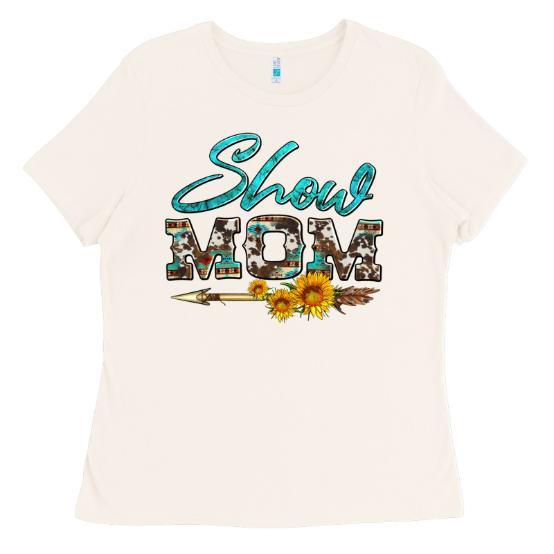 Show Mom Aztec Cowhide Sunflower And Arrow Ladies Tee by Artiststas | Teevron