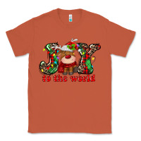Copper joy to the world christmas deer Classic Tee - MaliasSmallBusiness